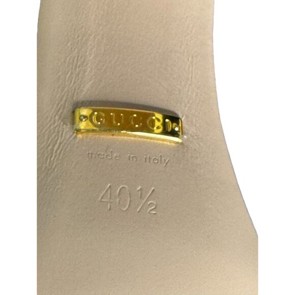 Gucci NIB Interlocking G Leather Platform Sandals in Black Size 40.5 - Picture 13 of 13